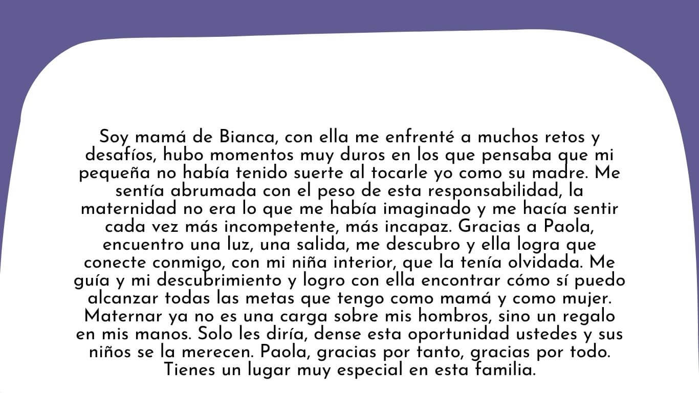 Testimonio de Maria Dolores Fernandez